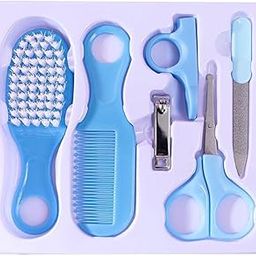 YENKY Portable Baby Care Kit-6 Pcs Nursery Healthcare & Grooming Set for New Born Babies Grooming Set & Toddlers - Perfect for Manicure & Pedicure Accessories-image-64