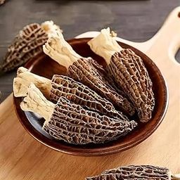 Dried Gucchi Mushroom , Morel Mushroom 50gm , Wild Mushrooms for Culinary Delights & Healthy Cooking,Nutrient-Rich, Heart-Healthy (Min 2inch to 5inch) Jumbo Size-image-3