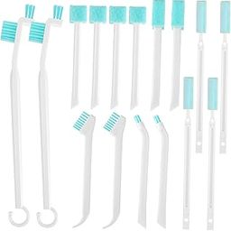 MAGICLULU 16-Piece Crevice Cleaning Brush Set Multi-Function Groove Cleaner Tools for Bathroom Kitchen and Household Use Sturdy Nylon Bristles and Ergonomic Design-image-31