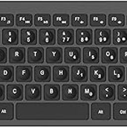 Live Tech WMK05 Wireless Keyboard – 2.4GHz + Bluetooth, Compact 78-Key Design, 10 FN Multimedia Keys, Ergonomic Water Droplet Keycaps, Compatible with Windows - Black-11