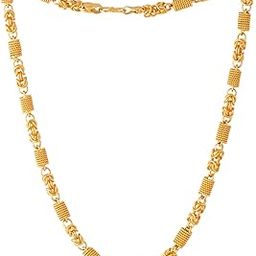 Designer Gold Plated Link Chain for Men-image-9
