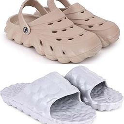 Combo Pack of 2 Slipper/Flip Flops/Slides/Clogs/Sandals for Men (Cl-1400 Vs Diamond)-image-86