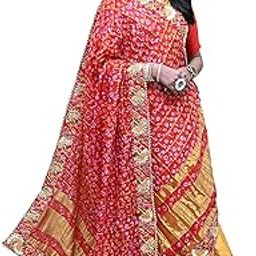 Rajasthani Pure Georget Marwadi Chunri Odhna-image-38