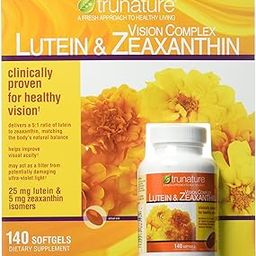 Trunature Vision 140 Softgels Complex Lutein and Zeaxanthin Supplement, 0.3 Ounce-image-42
