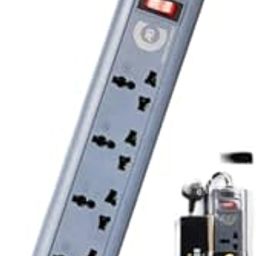 ABC Surge Protector, 5 Universal Sockets,1.5 Meter Cord, Automatic,Spike Guard/Extension Board, Master Switch, 2 Years Manufacturer Warranty-picture-14