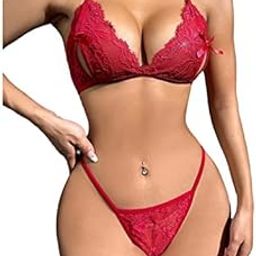 Babydoll Lingerie Bikini Swimwear with Bra & Panty Set-image-71