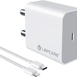 LAPCARE Adopt Type C 24W PD Charger with Type-C to Lightning Cable for Android,iPhone 14/14 Plus/ 14 Pro/ 14 Pro Max, iPhone 13/13 Pro/13 Pro Max/13 Mini, 12/12 Mini/ 12 Pro Max (White)-17