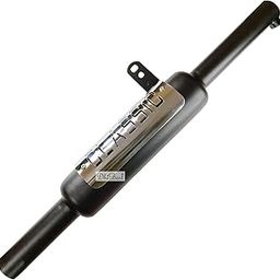 Dhe Best Bike Bullet Silencer Exaust Indori Classic Silencer Filter Glasswool Black Chrome Plate Bike Exhaust Silencer for RE Classic 350-9