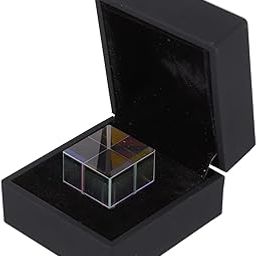 PartyKindom Prism Ornament Square Optical Tabletop Decor Reflective Glass Crystal for Home Decor Physics Learning-30