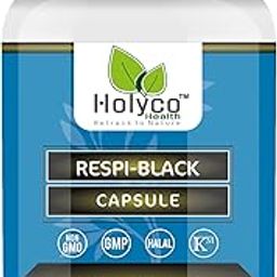 Respi Black Softgel Capsule - 30 Caspules | Combines natural extracts of turmeric curcumin, kalonji seed oil, and ginger-48
