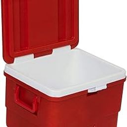 GNOLY Ice Box Cooler with Long Lasting Ice Retention – Secure Lock System and Durable Design – Ideal for Travel, Picnic, Sports, Fishing, Beach Parties and Outdoor Trips (1Pcs) (Red, 6 Litter)-image-44