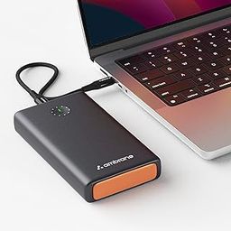 Ambrane 100W Fast Charging Powerbank for MacBook, Type C Laptop & Mobile Charging, 25,000mAh Battery, Triple Output, Power Delivery & Quick Charge (Powerlit Ultra, Black)-22