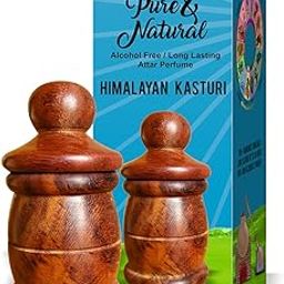 Parag Fragrances Indian Desi Liquid Attar Series For Unisex (Himalayan Kasturi/Wooden Pack, 6ml)-picture-4