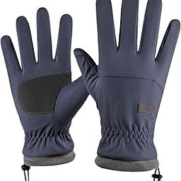 Tomorrow Fashion Winter Gloves for Men and Women, Touchscreen Winter Gloves, Thermal Gloves, Anti-Slip Palm Design for Outdoor Grip, Hiking Gloves Winter, Cold Weather Gloves (Blue)-image-36