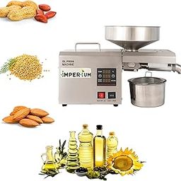 IMPERIUM® Cold Press Mastery: TC-08 Home Oil Machine with Digital Temperature Control - Extract Oil from All Seeds with Precision-image-6