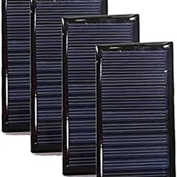 ambert mini solar panel 6v for project work (pack of-4, 80x40x3mm)-image-1