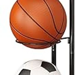 ARHAT ORGANIZERS Sports Ball Stand | Portable and Multiple Stand for Football, Basketball and Volleyball| 3-Tier Cube Garage Sports Organizer Indoor-picture-28