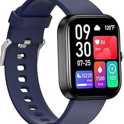 M I D116 Fitness Band Smart Watch for Men, Women, Boys, Girls, Kids – Single Touch Interface, Water Resistant, Workout Modes,Quick Charge Sports Smartwatch – Blue I-image-79