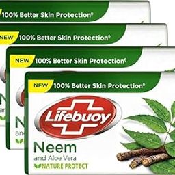 Lifebuoy Neem Soap (100Gx4) 400 Gm Bar-image-77
