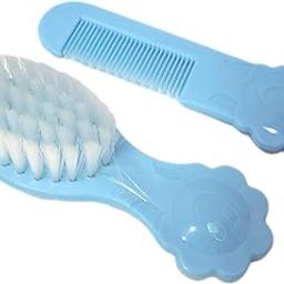 Manan Shopee Grooming Comb & Brush Set for Babies/Infants/Toddlers/Newborns-Blue.-image-73