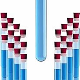 Bello Borosilicate Glass Test Tube 15mmX125mm With Rubber Cork (Test Tube 30pcs, Cork 30pcs) For School College Lab Laboratory Etc.-picture-21