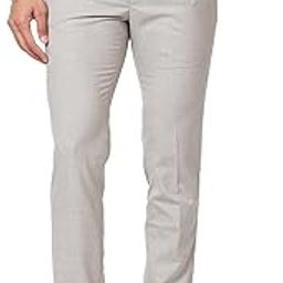 Men's Mid Rise Super Slim Fit Solid Fawn Trouser-picture-19