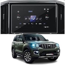 Navigation System Touch Screen Guard Compatible with MAHINDRA SCORPIO N 2022 (FACELIFT) (8 Inch) (Transparent)-10