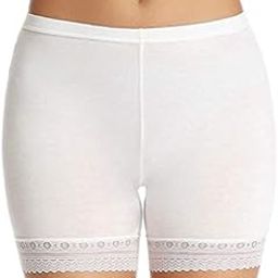 Women's Girl's 4 Way Stretch Cotton Lace Boyshort Panty/Cycling Shorts/Yoga Shorts/Under Skirt Shorts/Safety Shorts,Free Size-image-32
