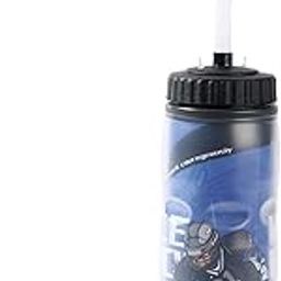 CALANDIS™ Sports Water Bottle 650 ml Portable for Football Outdoor Activities Baseball White Long Straw-image-33