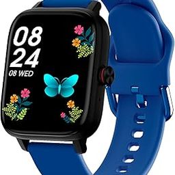 5Elements Pace Pro BT Calling 1.70" Fluid Display Full Metal Up to 600 Nits Brightness 500+ Customizable Watch Faces 5 Days Battery Life IP68 (Black Blue)-6