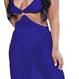 Women Cut Out Crochet Tassel Bikini Swimwear Sleeveless Bathing Cover Up Beach Dresses-picture-11