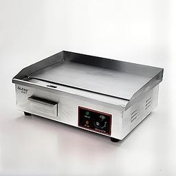 Blend Art Commercial Electric Griddle 1.8 feet | Stainless Steel Non-Stick Hot Plate | Electric Griddle for Dosa | Teppanyaki Cooking | Adjustable Temperature | Heavy-Duty | Restaurant & Home Use-11