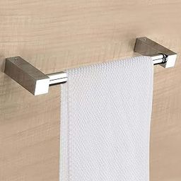 Stainless Steel Towel Hanger for Bathroom/Towel Rod/Bar/Bathroom Accessories (18 Inch-Chrome) Pack of 2-image-32