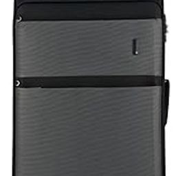 World's Lightest Polyester Bag | Debonair- Black-Large-80Cm | Softsided | Check-In Spinner Luggage | 8 Wheel Trolley Bag-picture-11
