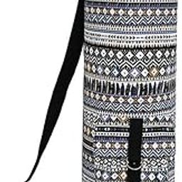 Enakshi (LABEL) Creations Yoga Bag Printed Storage Backpack with Shoulder Strap Nordic White-image-75