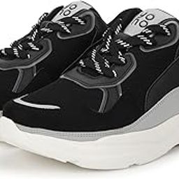Chunky Sneakers for Women | Cushioned Insole | Anti-Skid | Casual Shoes-image-9