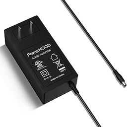 PowerHOOD Adapter Compatible with Cardinal Detecto MV1 MV1PWR MedVue WI-FI Medical Indicator Weight Analyzer, 7550 6500 6550 DET6550 BRW1000 Portable Digital Stationary Wheelchair Scale 12V Charger-28