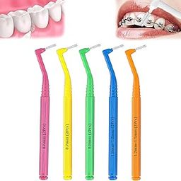 Interdental Brush for Teeth - 10 Pcs Teeth Cleaner Tools - Multiple Sizes Narrow Dental Brushes - Effective Interdental Brush for Braces and Tooth Cleaning-image-75