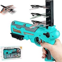 Yaksom Airplane Pistol Toy Air Battle Gun Airplane Launcher Toy with Glider Plane Boys Toys Age 6-8 Gifts Ideal for 4-8 Years Old Boys and Girls-image-95