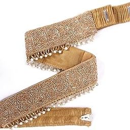 Dhaga Ring Original Mirror Work, Adjustable Waist Hip Belt Kamarbandh for Saree, Saree Belt, Gown & Dress, Sontada Patti Vadanam kamarband for Women 01-picture-40