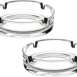 Classic Crystal Quality Heavy Glass Ashtray [ Pack Of 1 ] (1)-image-68