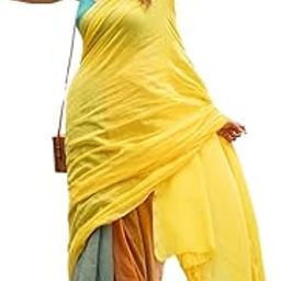 Tri-Color Multi-Shade Cotton Saree-image-9