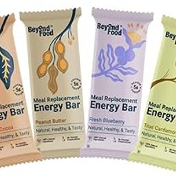 Beyond Food Meal Replacement Bars (Pack of 6, 220 Kcal Each) | 5g Rich Protein | No Added Sugar | Made with Dates, Nuts, Seeds & Dry Fruits | Healthy Snacks for Energy & Fitness | Assorted Combo Box-image-46