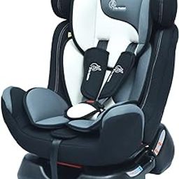 R for Rabbit Convertible Baby Car Seat Jack N Jill Grand Innovative ECE R44/04 Safety Certified Car Seat for Kids of 0 to 7 Years Age with 3 Recline Position (Black Multicolor)-84