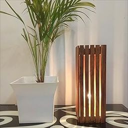 TEAKWOODKART - Modern Wooden Decorative Floor Corner Lamp |TWK_LF011|-21