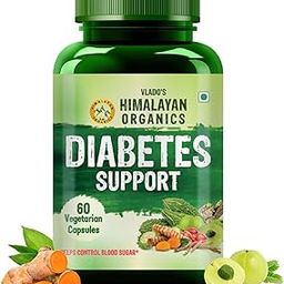 Vlado's Himalayan Organics Diabetes Support Supplement | Helps Control Blood Sugar Levels - 60 Veg Capsules-41