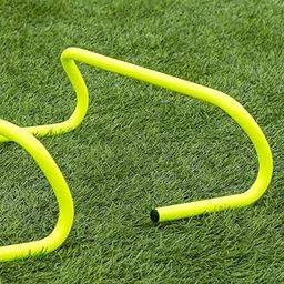 Navrang 6 Inches Long Agility Hurdles for Sports Training, Running, Jumping Drills, Soccer, Football, Gym, Fitness, Exercise, Pack of 1, Molded, Yellow-29