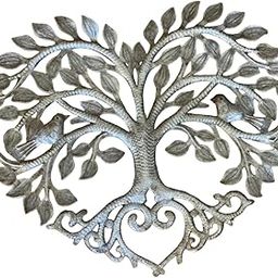 CLUB BOLLYWOOD The Style SutraTree Birds Metal Wall Decor Heart Decor Modern for Backyard Patio Front Door Silver|Home & Garden | Home Decor| Figurines-image-48