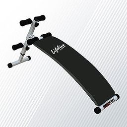 Lifeline Fitness LB 312 Sit-Up Curve Bench For Abs Exerciser, Home Gym Workout, Black, Made in India-13