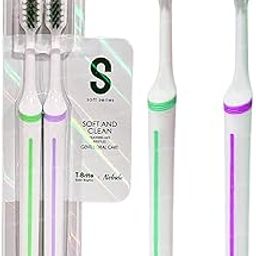 ArtSpark Tooth Brush Set - Set of 2 Pcs Toothbrush for Kids & Adults, Extra Soft Bristles for Sensitive Teeth, Toothbrush Soft Bristles Manual Tooth Brush for Adults (Multicolour)-image-76